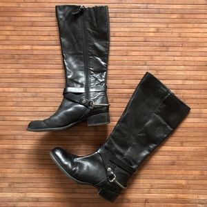 ✨Franco Sarto • Riding Leather Zip-up Boots